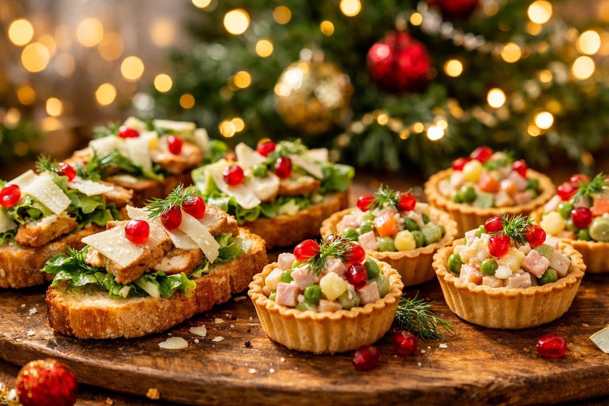 Как обновить новогодние салаты: свежие идеи для 2026 года