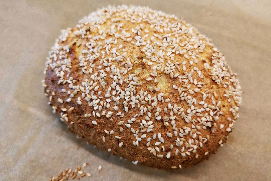 Миндалевый хлеб с творогом: спокойное решение для полезного перекуса