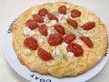 ПП пицца с творожным тестом и начинкой