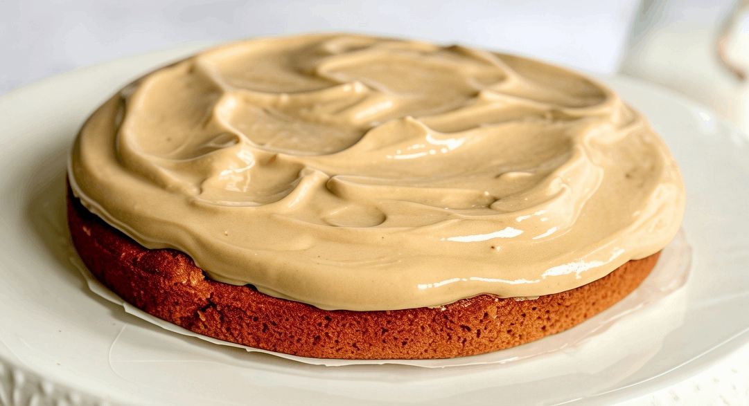 Низкокалорийный тыквенный пирог с кофейным кремом