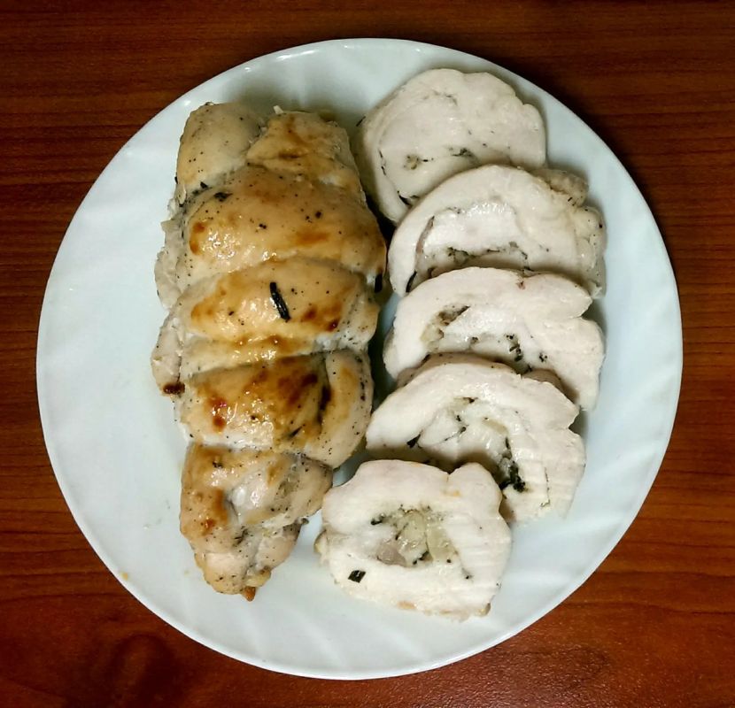 Куриный рулет с шампиньонами: простой рецепт для впечатляющего ужина
