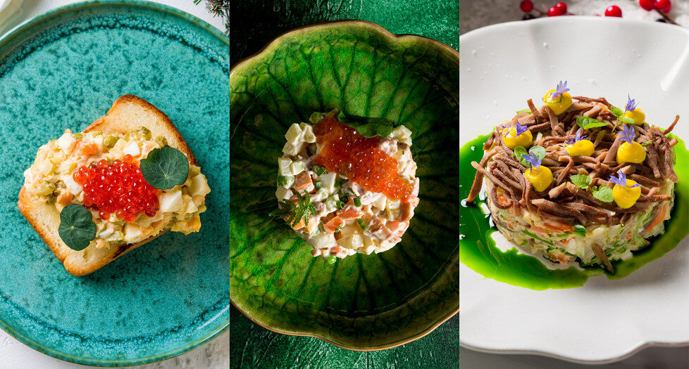 Оливье в ресторанах: пять уникальных кулинарных интерпретаций