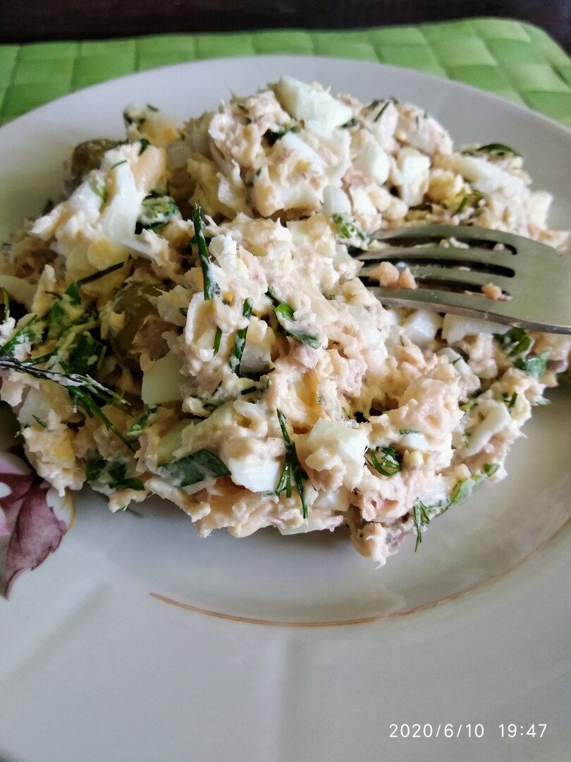 Вкусный салат за 10 минут для неожиданных гостей