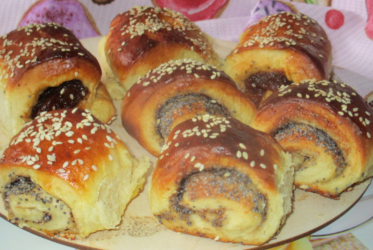 Сладкие рулетики, которые поднимут настроение на чаепитии