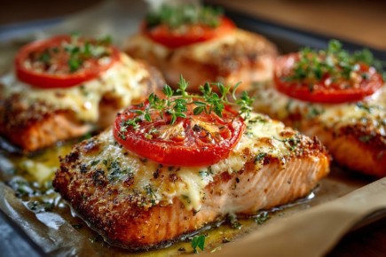 Нежная красная рыба с помидорами, которой все восхитятся