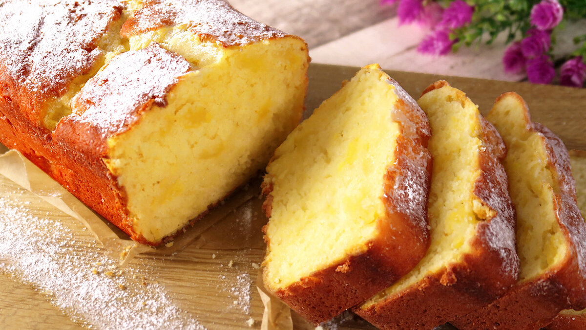 Нежный творожный кекс с яблоками, который покорит всех