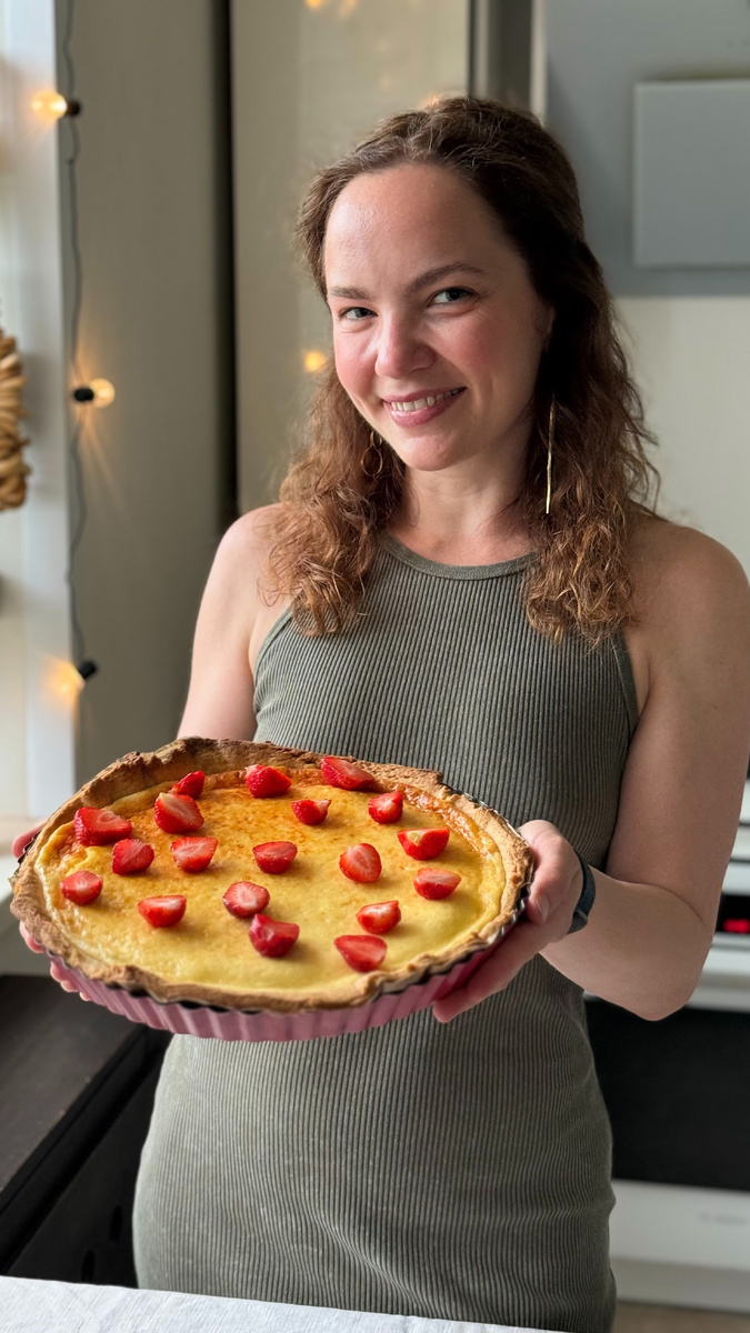 Необычный пудинг за считанные минуты: хурма и какао в главных ролях