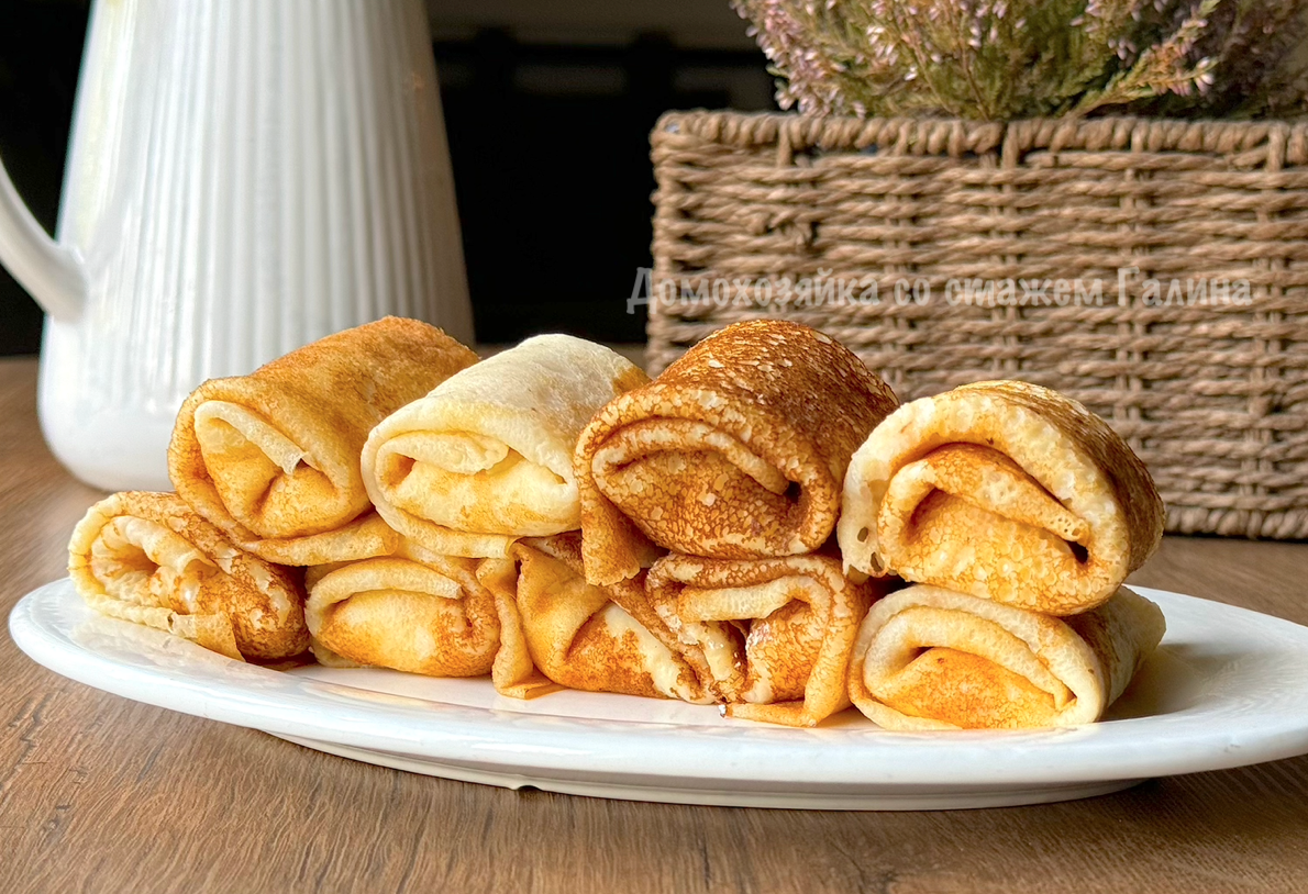 Как из замороженного кефира сделать начинку и тесто для блинов