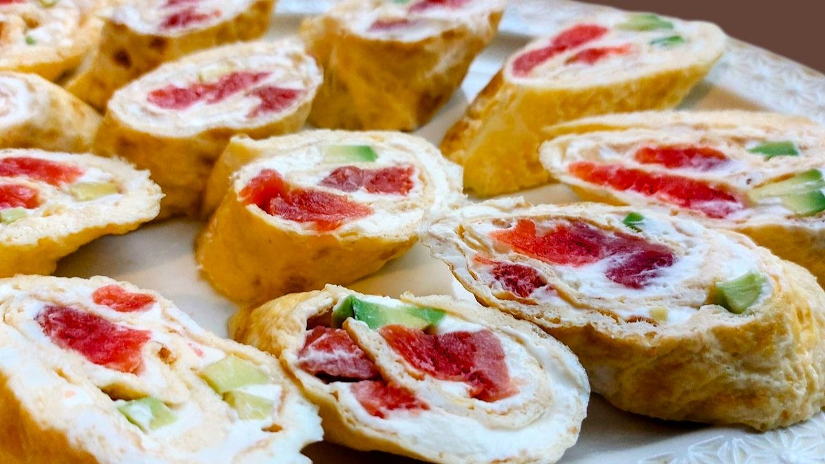 Закусочные рулетики с красной рыбой: идеальный выбор для праздника