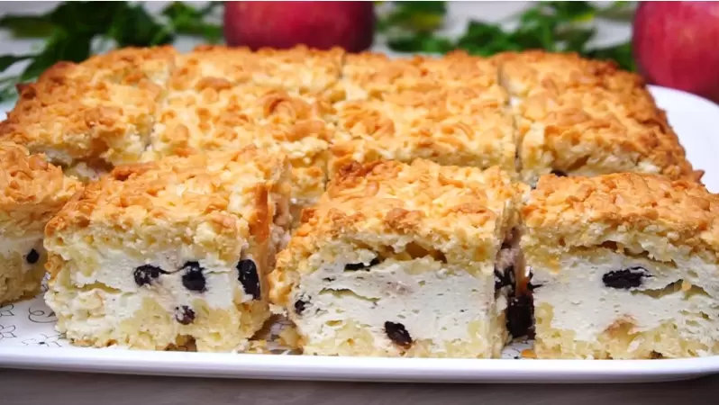 Рецепт irresistibly вкусного тертого пирога с творогом